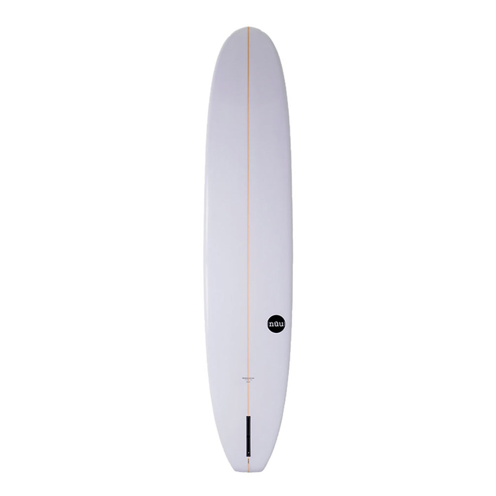 Et Surfboard, Nuu Whistlepunk PU 9'6" i farven Clear set forfra