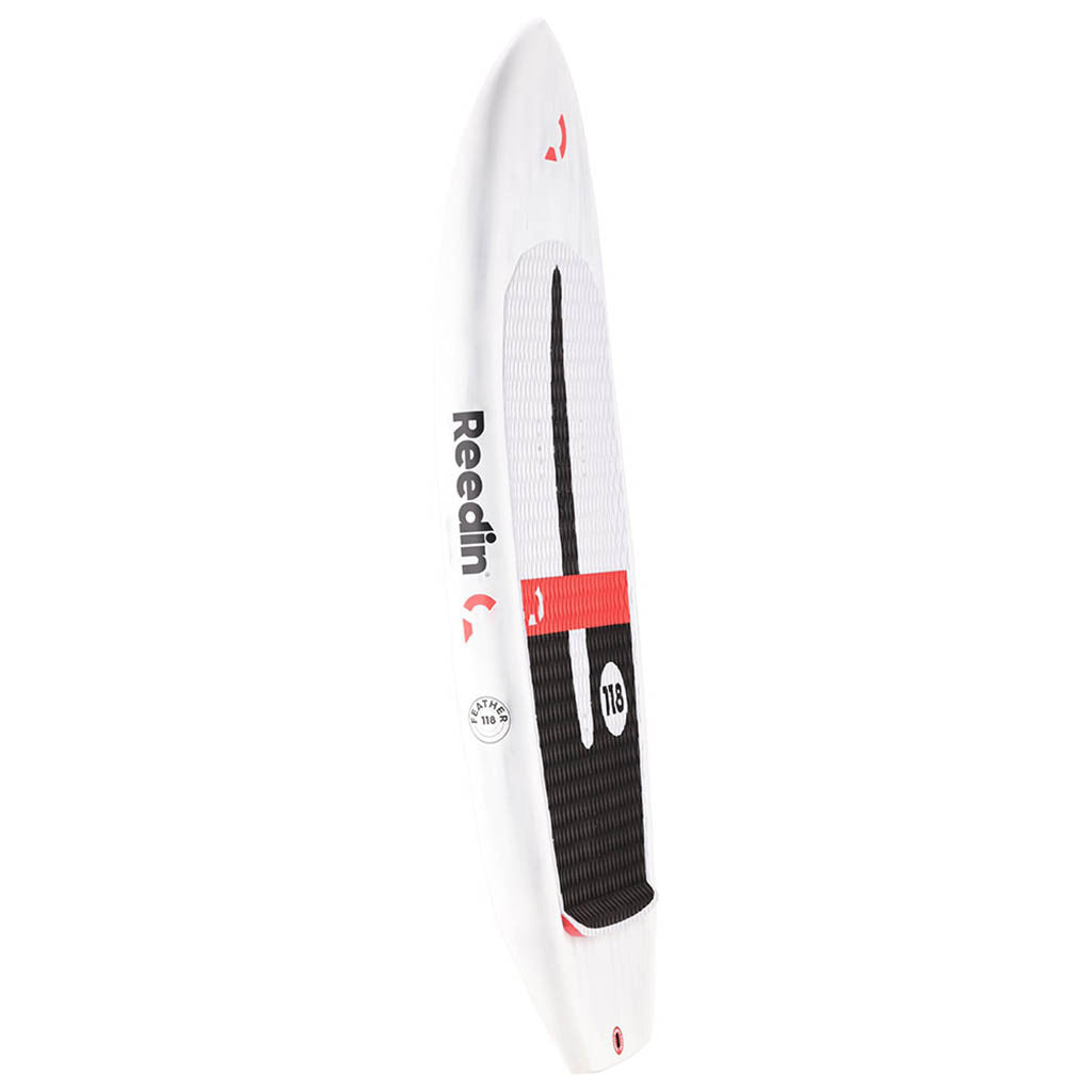 Featherboard Wingsurf Board set fra en skrå vinkel