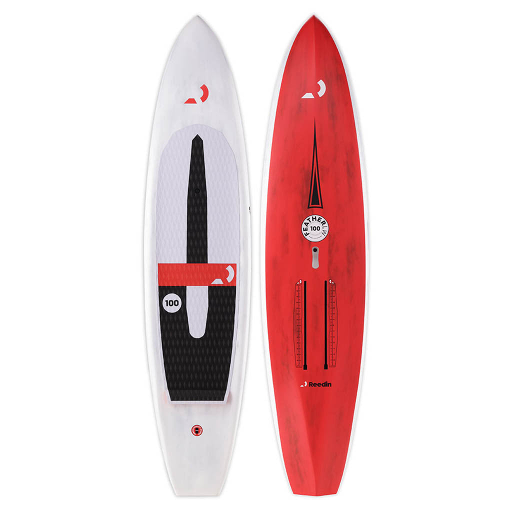 Featherlight Downwind Wingsurf Board set oppe fra og nede fra