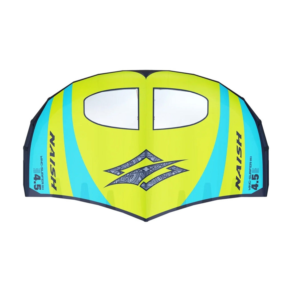 En Wing, Wing-Surfer Mk4 i farven gul set forfra