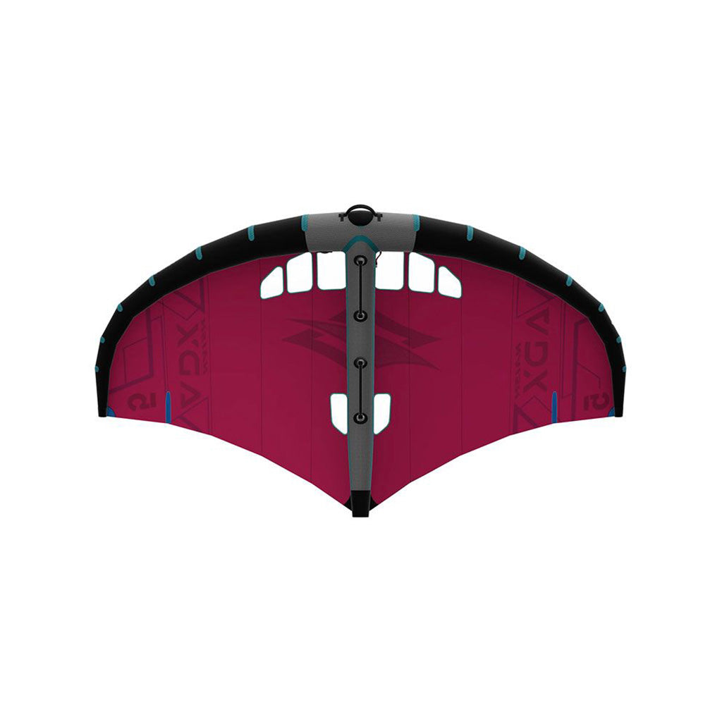 En Wing, Adx i farven rød set nede fra