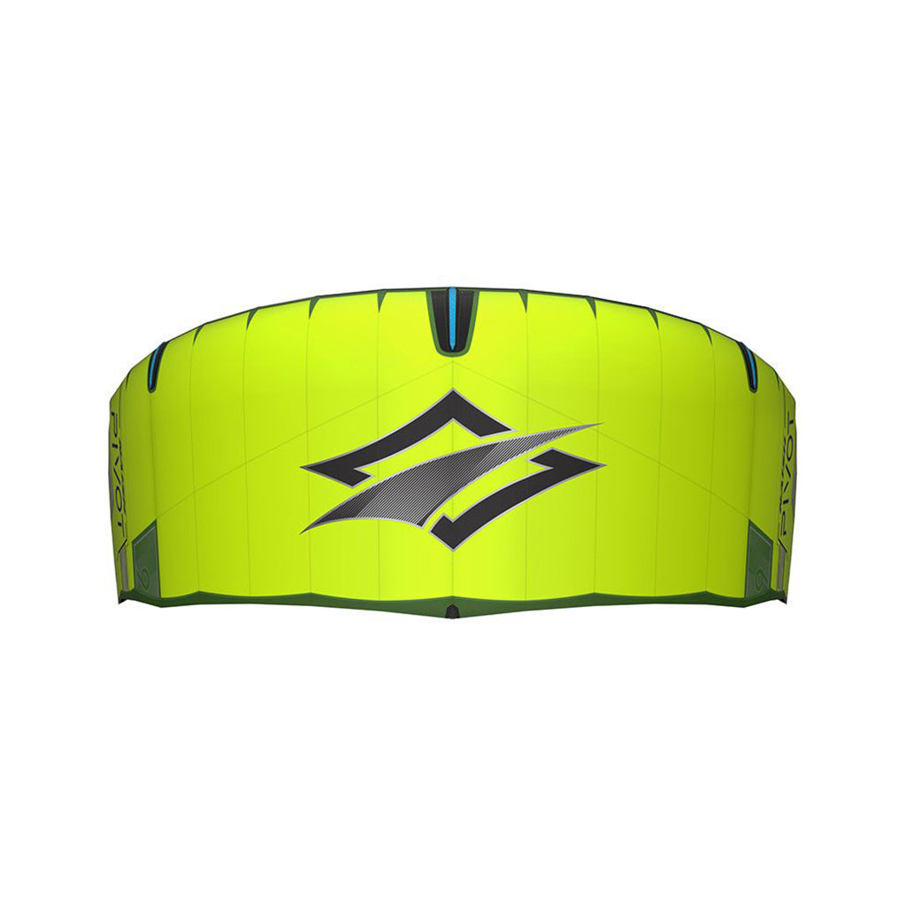 En Kite, Pivot i farven gul set oppe fra