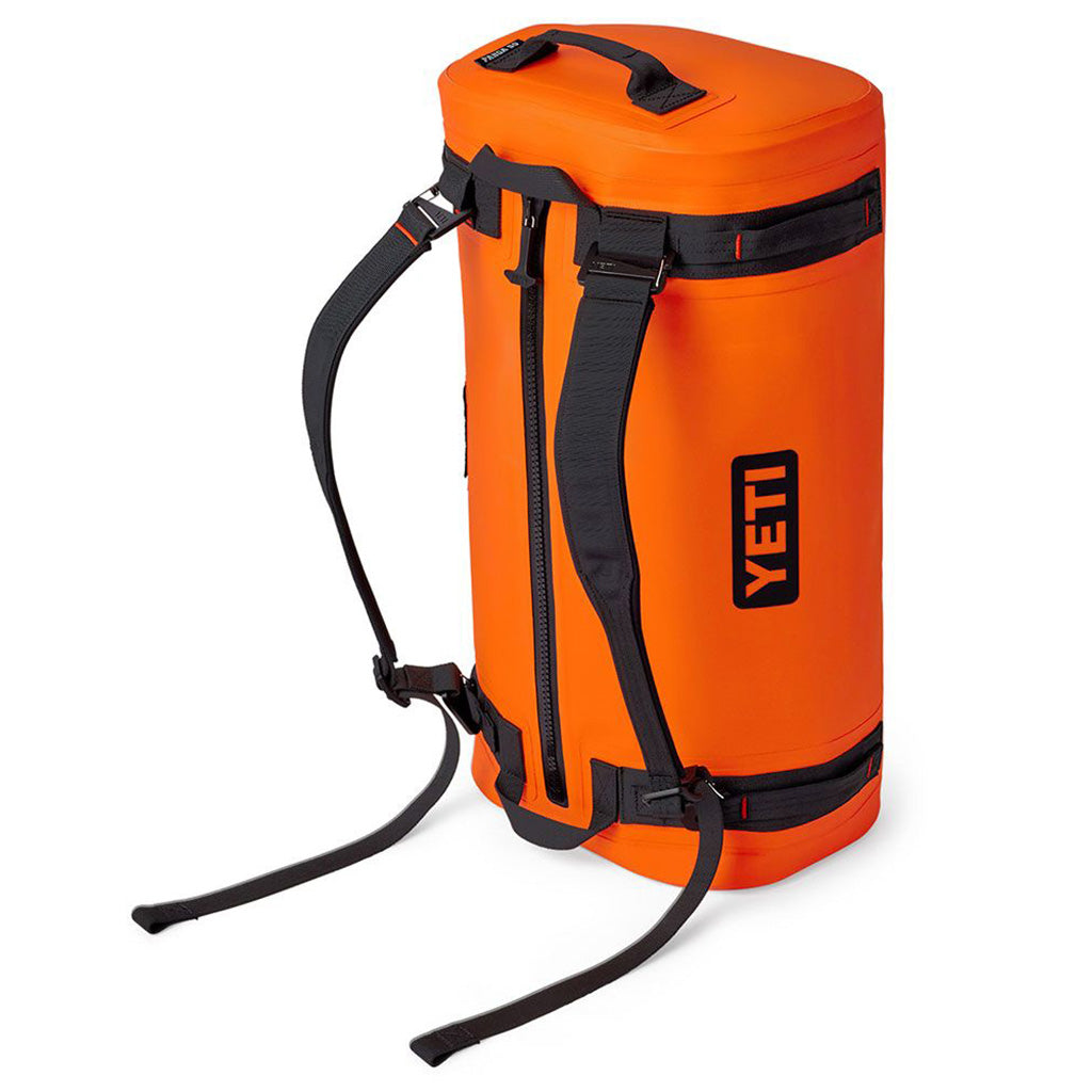 Panga 50 Duffel i farven King Crab Orange set bagfra