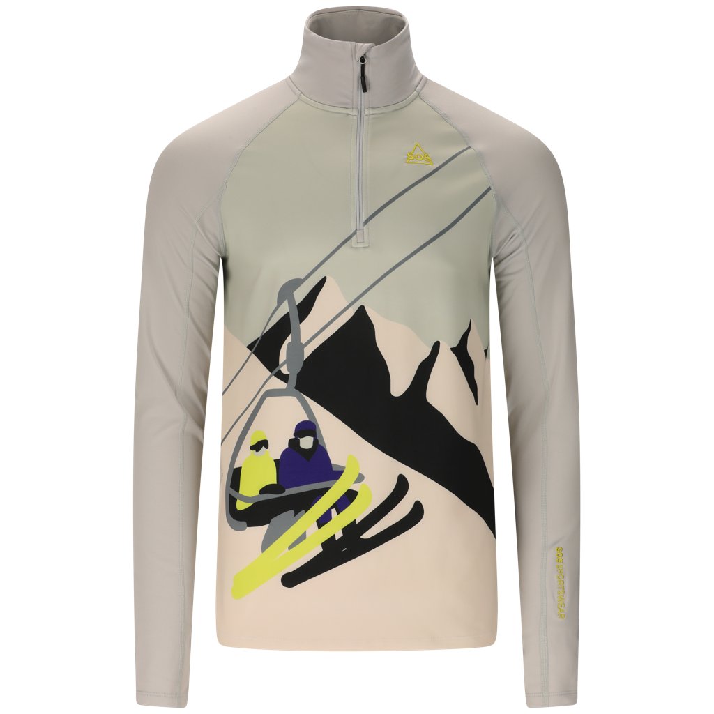 Stratos M Half Zip Printed - Midlayer