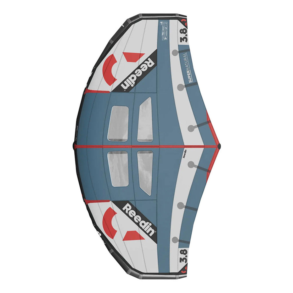 En Wing, Supernatural i farven Neptune blå set oppe fra