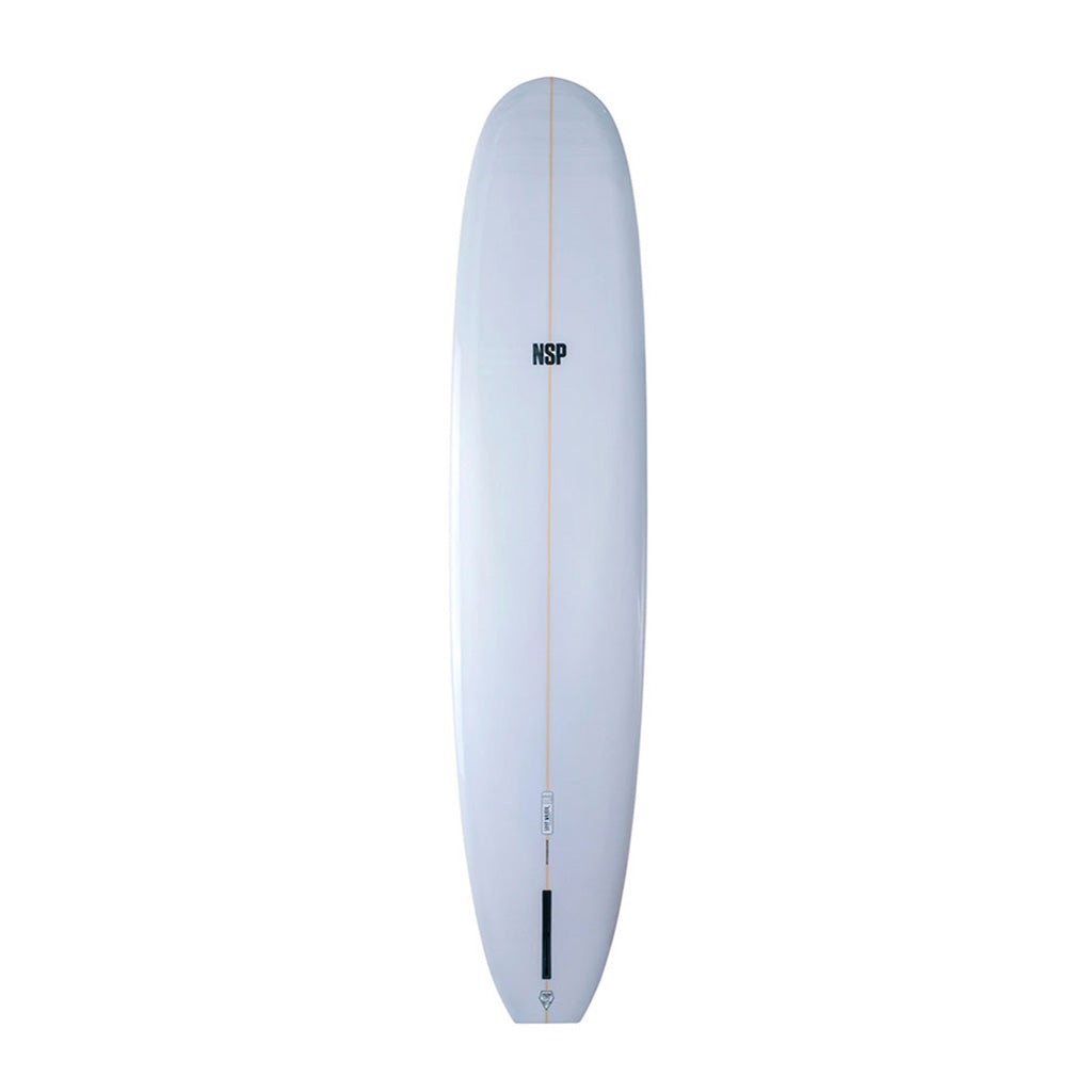 En Surfboard, Sleep Walker Pu 9'6 i farven Clear