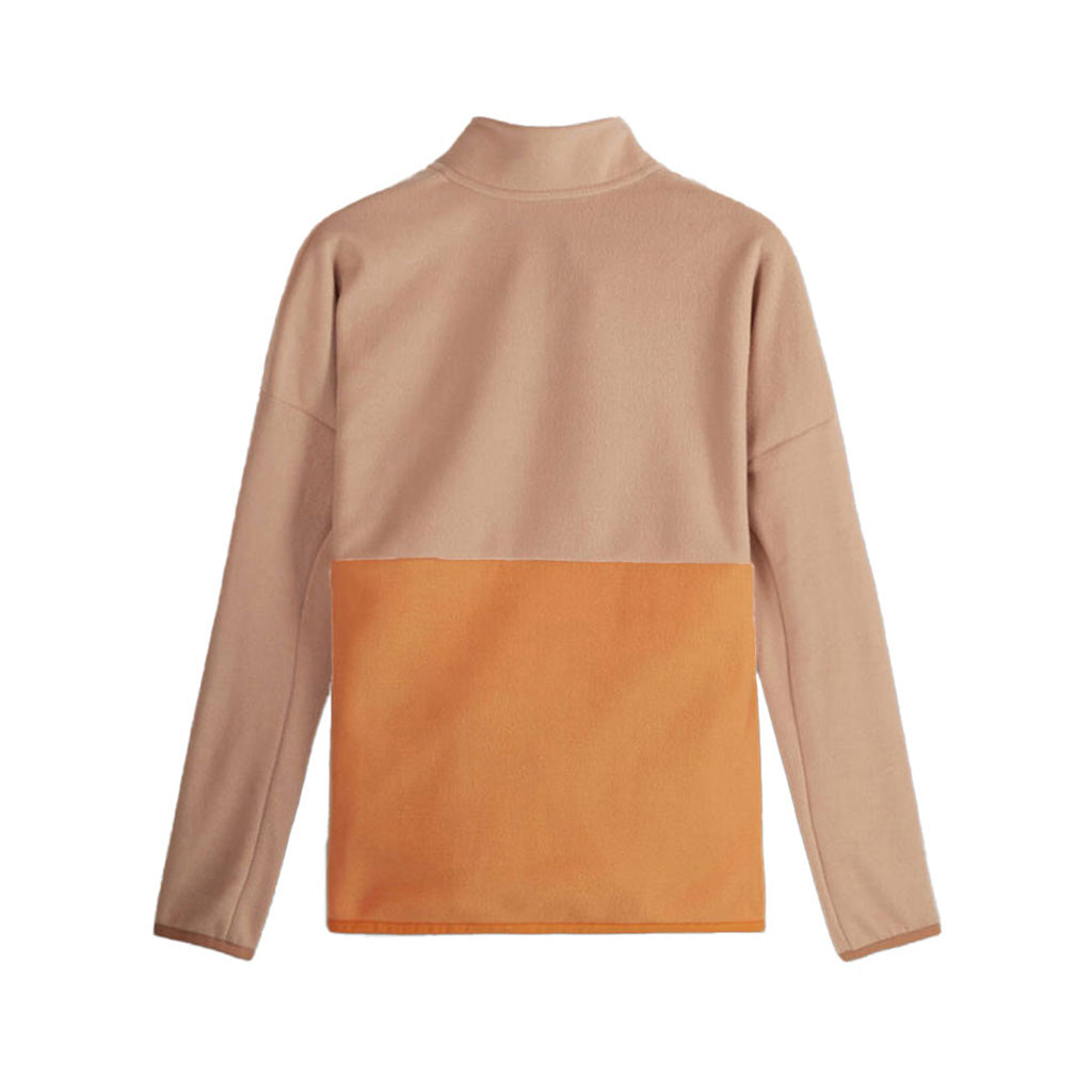 Arcca 1/4 Fleece Midlayer i farven C Latte set bagfra