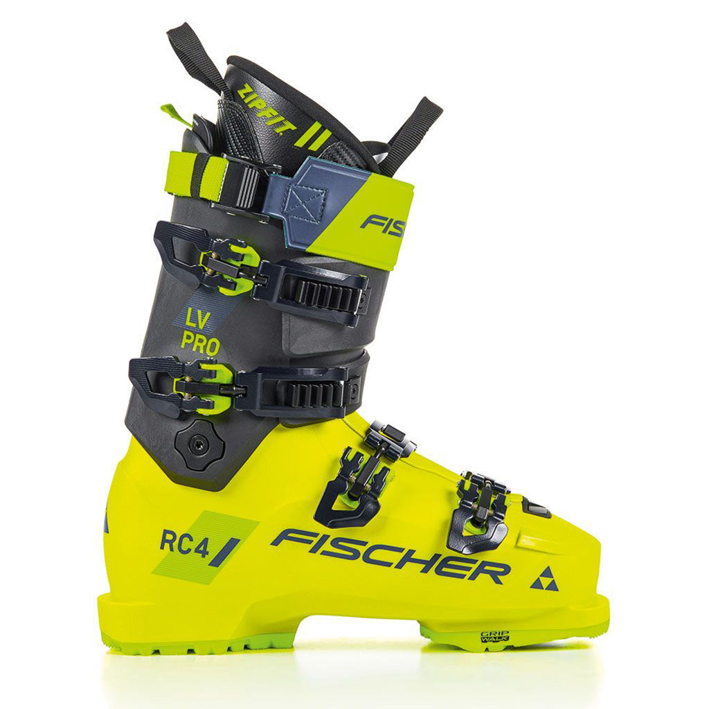 RC4 Pro LV GW ZF CFC Skistøvler i farven gul/Carbon set fra venstre side