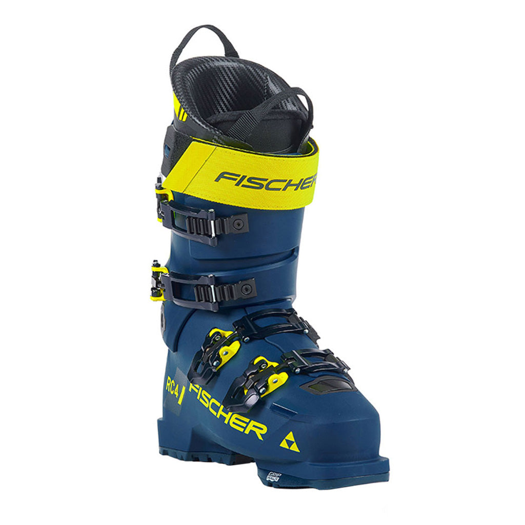 RC4 120 LV VAC GW Skistøvler i farven Ocean/Ocean set fra en skrå vinkel