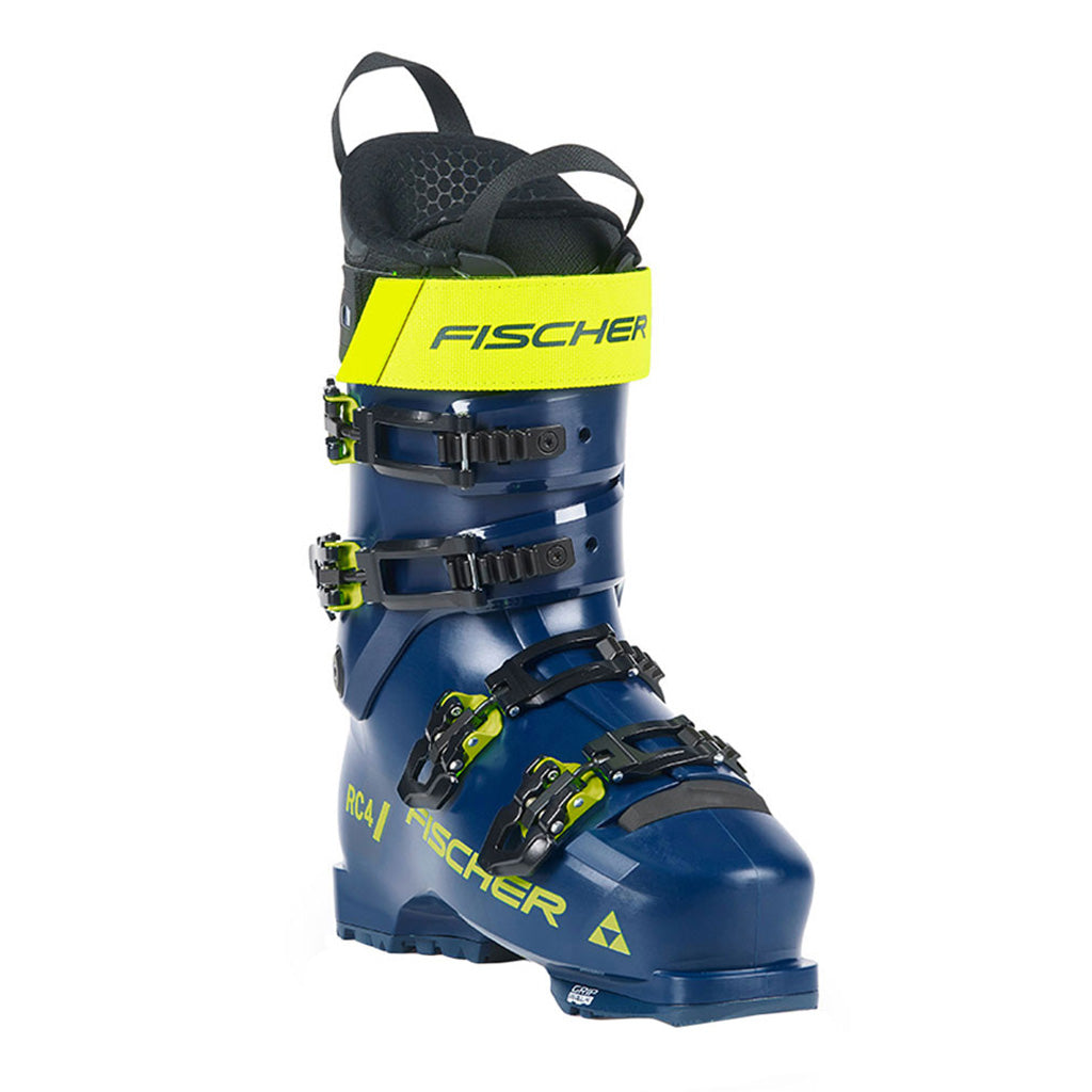 RC4 120 MV VAC GW Skistøvler i farven Ocean/Ocean set fra en skrå vinkel