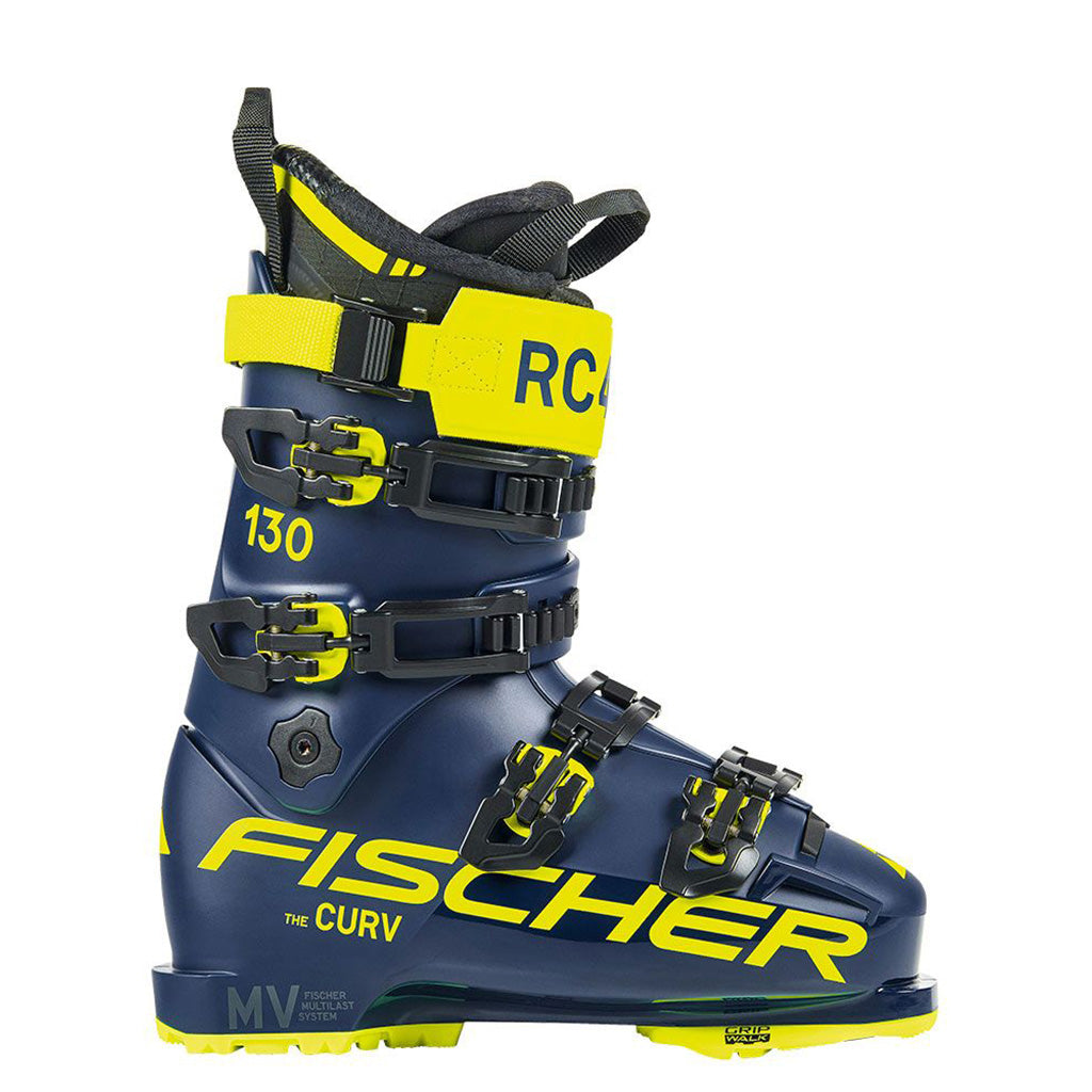 The Curv 130 VAC GW Skistøvler i farven blå/blå set fra siden