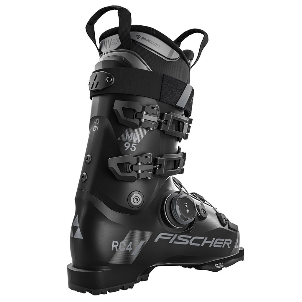 RC4 95 MV BOA VAC GW Skistøvler i farven sort/sort set fra en skrå vinkel