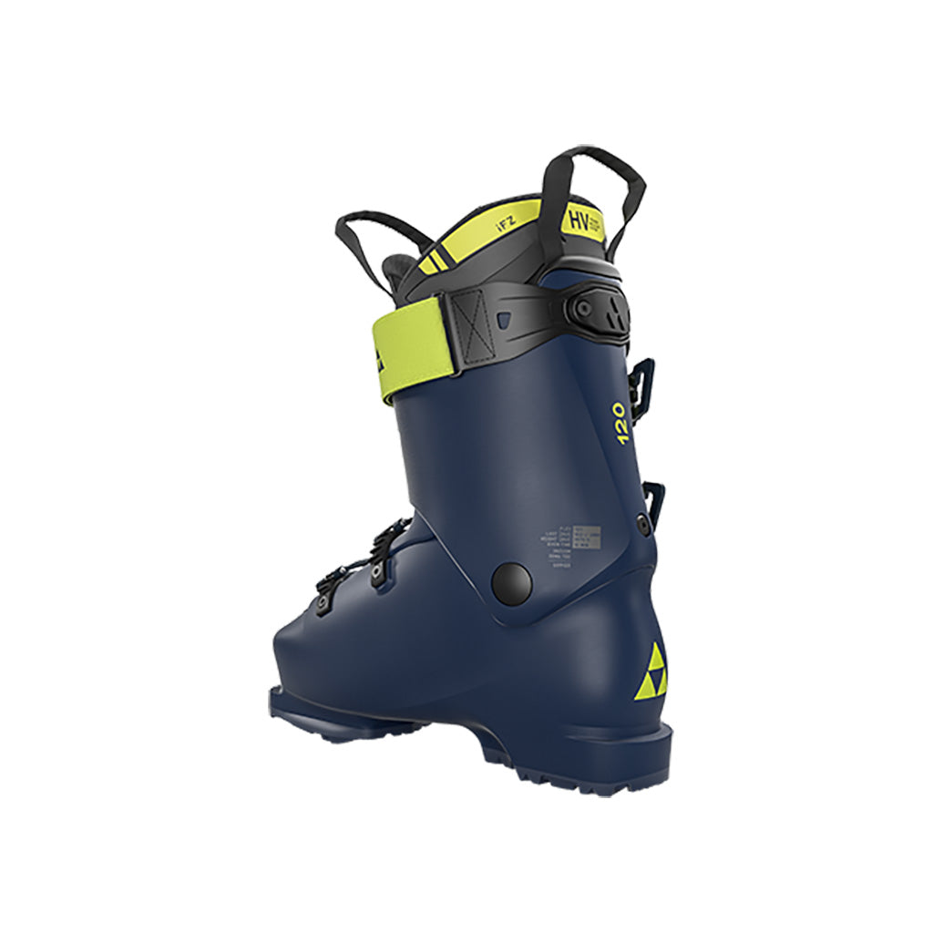 RC4 120 HV VAC GW Skistøvler i farven Ocean/Ocean set fra en skrå vinkel