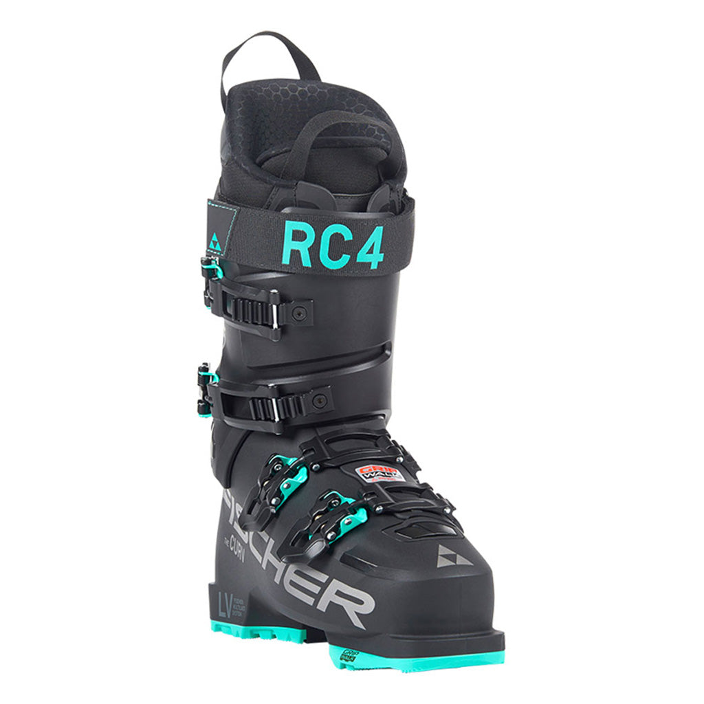 The Curv GT 95 VAC GW Skistøvler i farven sort/sort set forfra med skrå vinkel