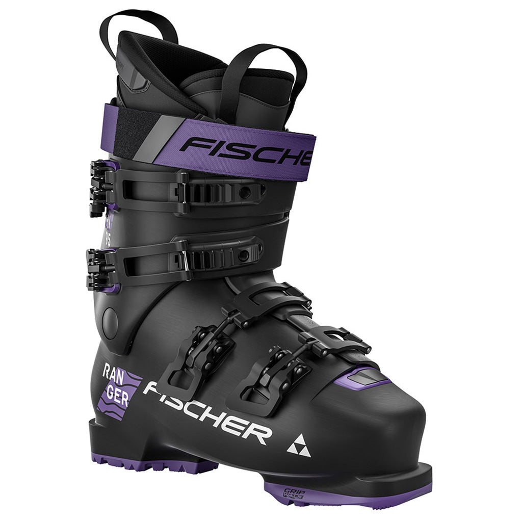 Ranger HV 95 GW Skistøvler i farven sort/sort set fra en skrå vinkel