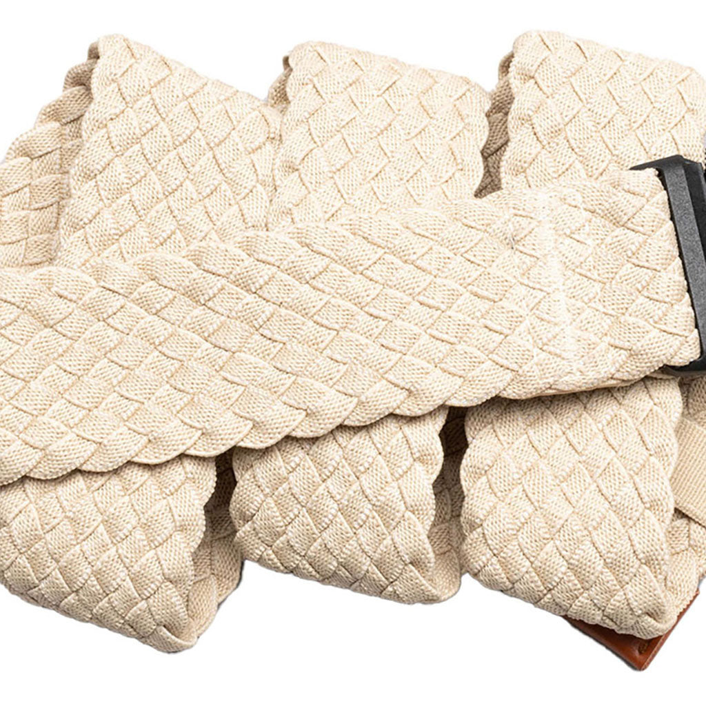 Et bælte, Futureweave i farven Khaki set oppe fra