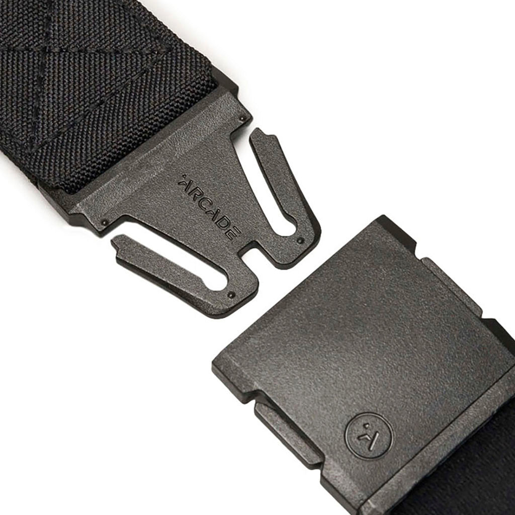 Ridge Jimmy Chin i farven sort/rød nærbillede af spænde