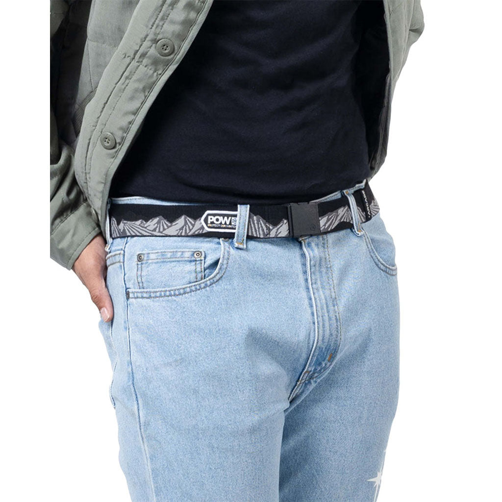 Et bælte, POW x Joseph Toney i farven sort/Charcoal nærbillede