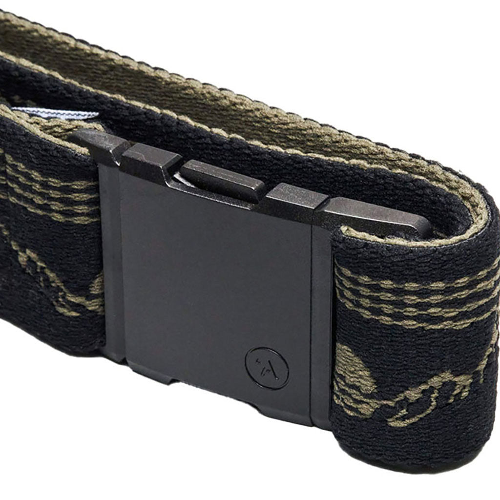 Et bælte, Out of Range i farven Ivy grøn nærbillede