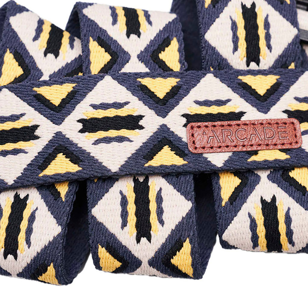 Creosote Slim i farven Navy/Alert nærbillede af materiale