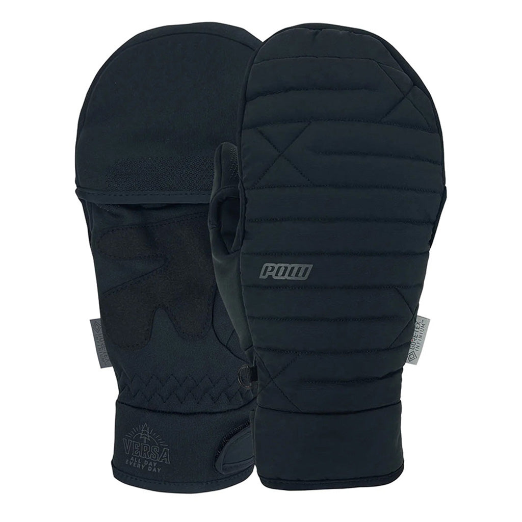 Versa WINDSTOPPER Flip Luffer i farven sort