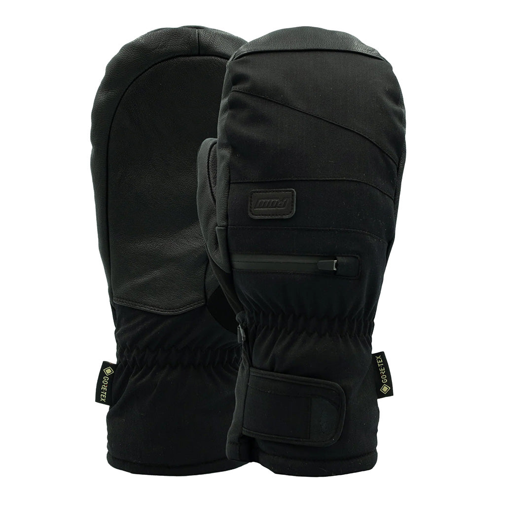 Wayback GTX Short Mitt + Leather Black - Luffer