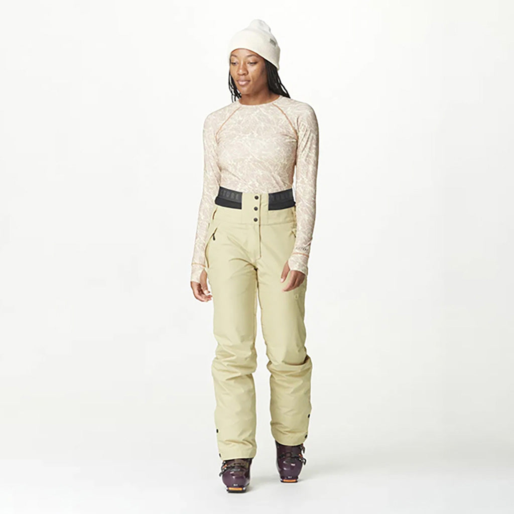 Treva Skibukser i farven Hemp set forfra