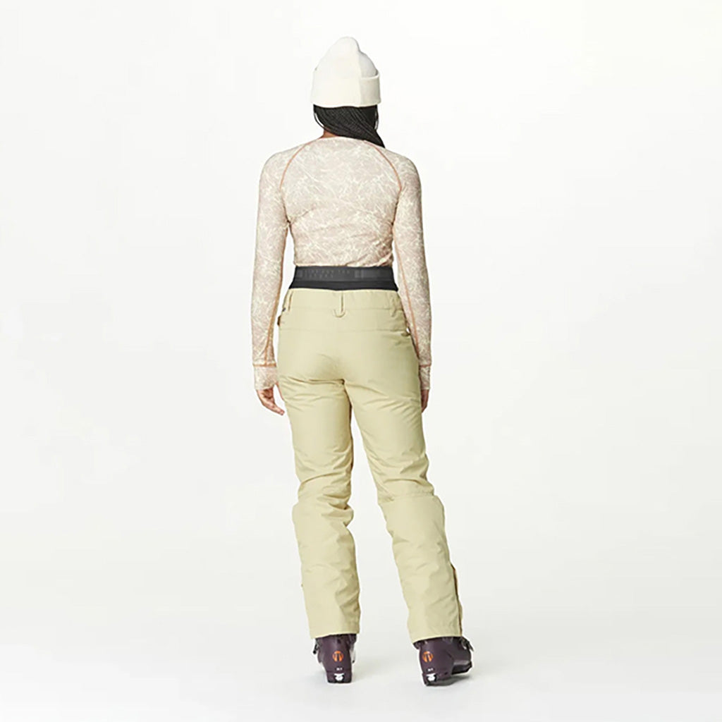 Treva Skibukser i farven Hemp set bagfra