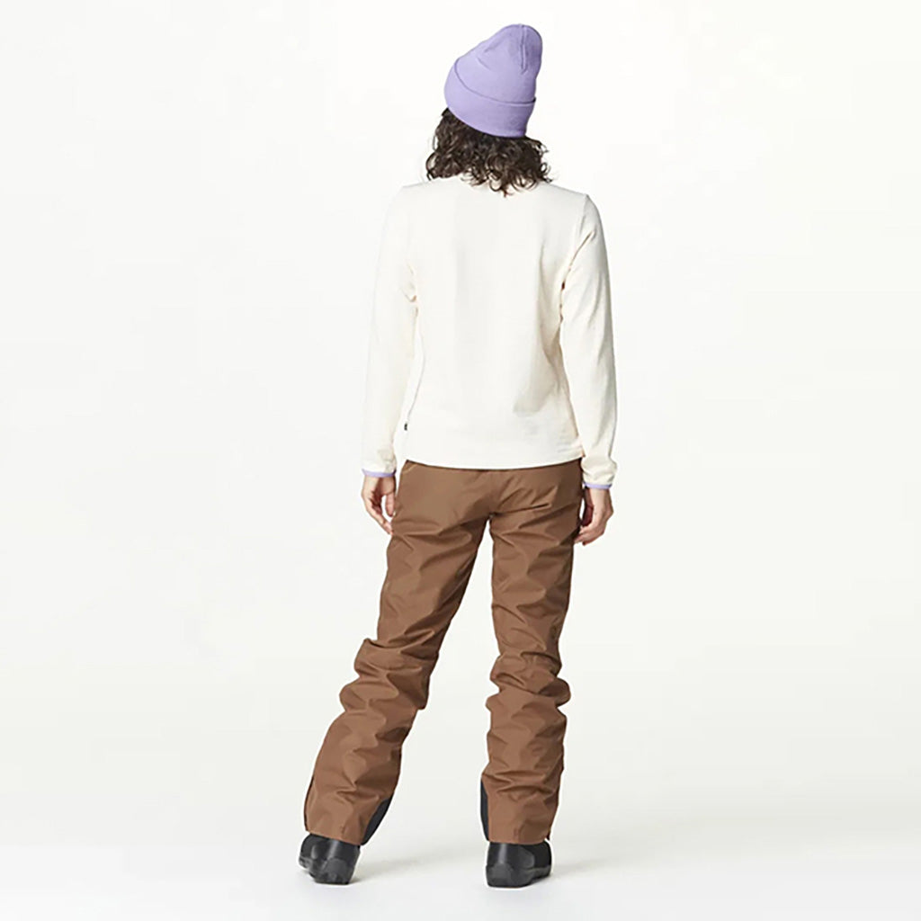 Exa Skibukser i farven Cocoa brun set bagfra