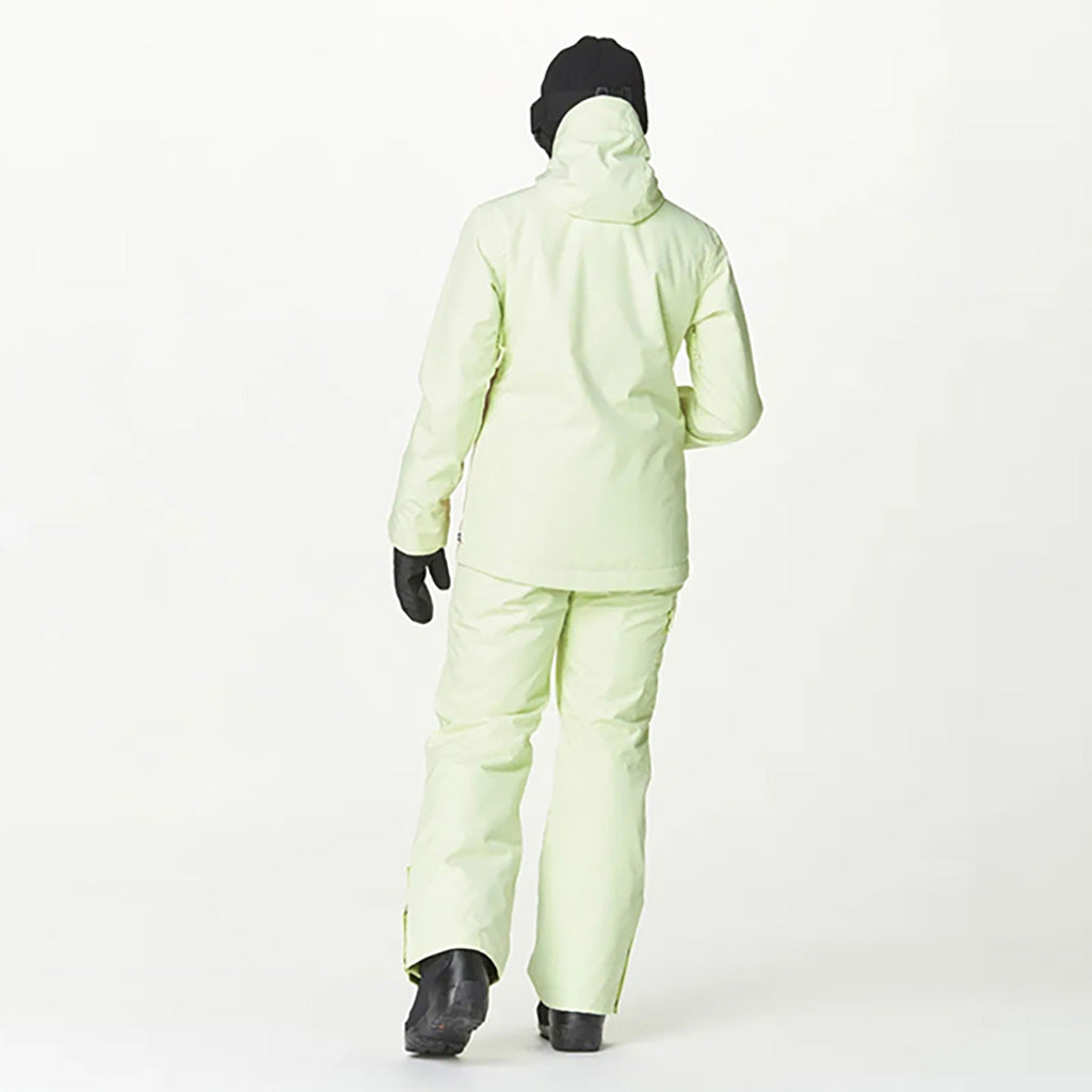 En Skijakke, Seakrest i farven Lime Cream Hemp Roebuck set bagfra