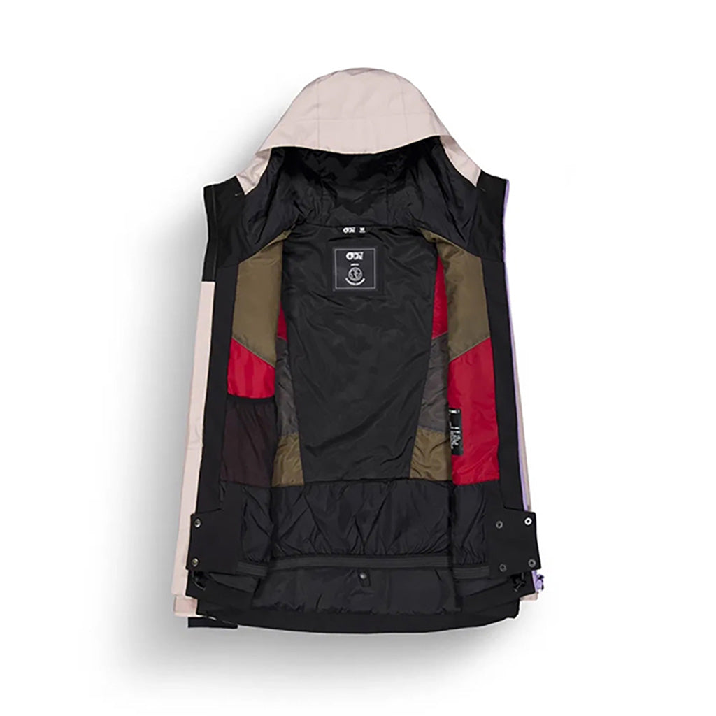 En Skijakke, Seakrest i farven Shadow Gr Paisley Purpl set bagfra