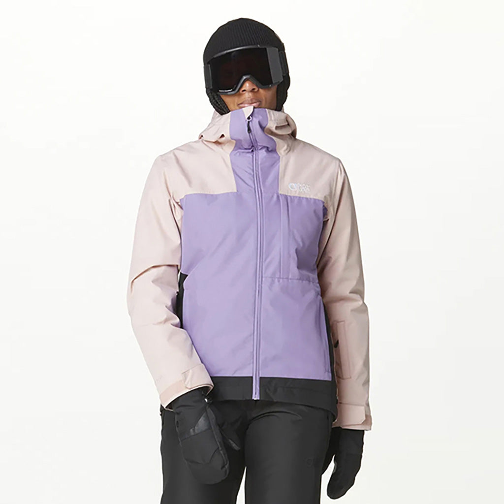 En Skijakke, Seakrest i farven Shadow Gr Paisley Purpl set forfra