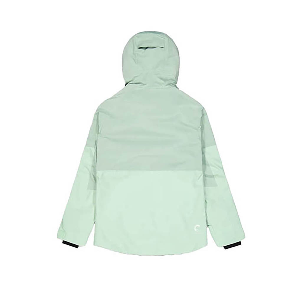 En Skijakke, Sygna i farven Silt grøn set bagfra