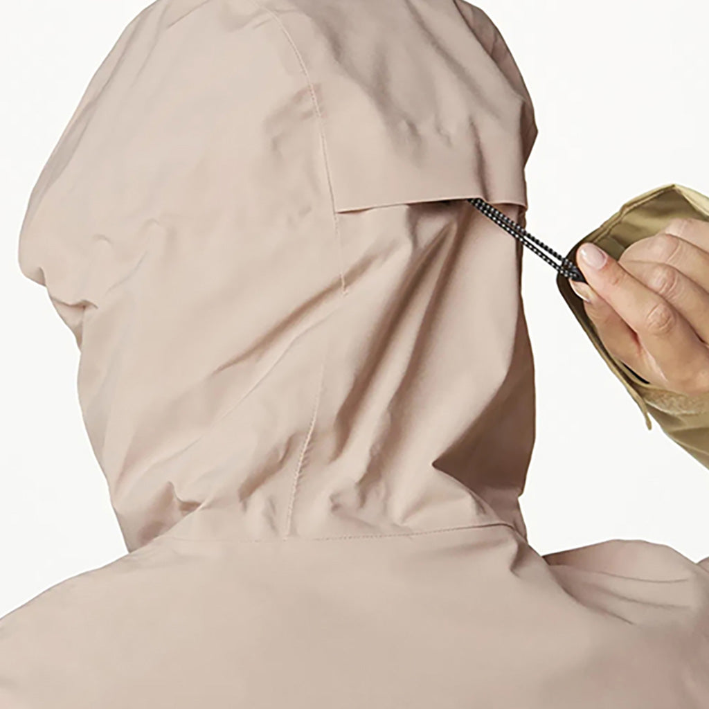 En Skijakke, Haakon i farven Roebuck Lime Cream Hemp set bagfra