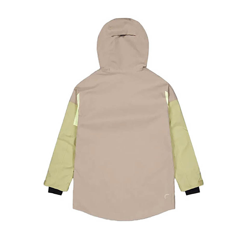 En Skijakke, Haakon i farven Roebuck Lime Cream Hemp set bagfra