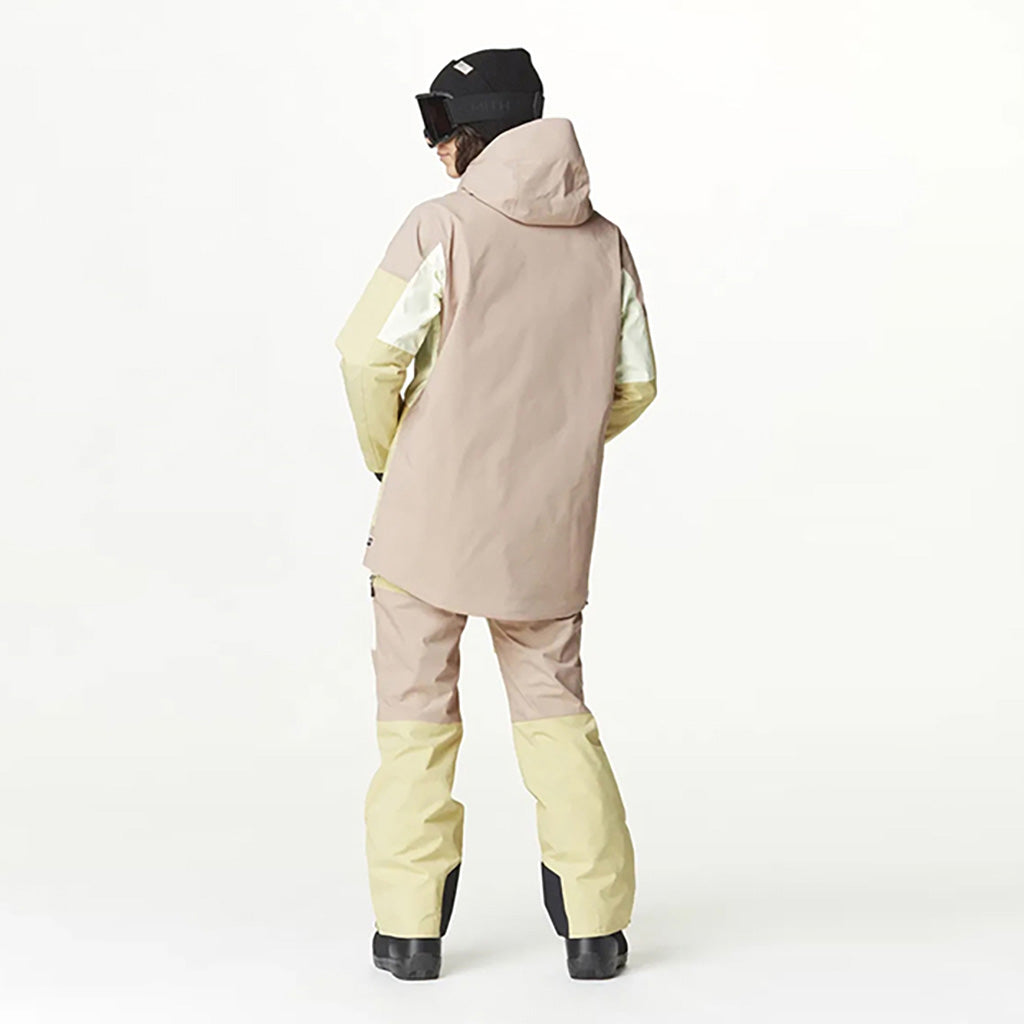 En Skijakke, Haakon i farven Roebuck Lime Cream Hemp set bagfra