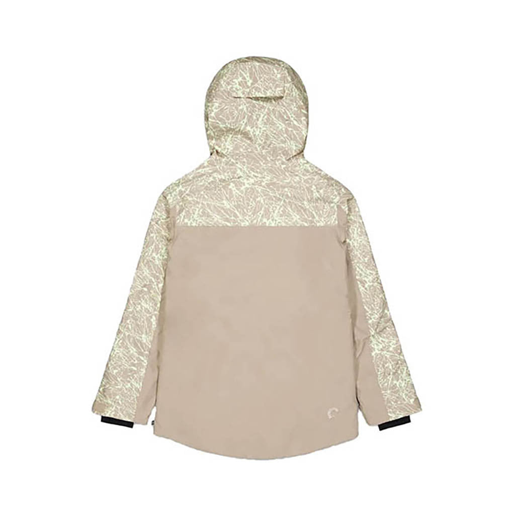 En Skijakke, Exa i farven Paisley Cocoa Chicory set bagfra