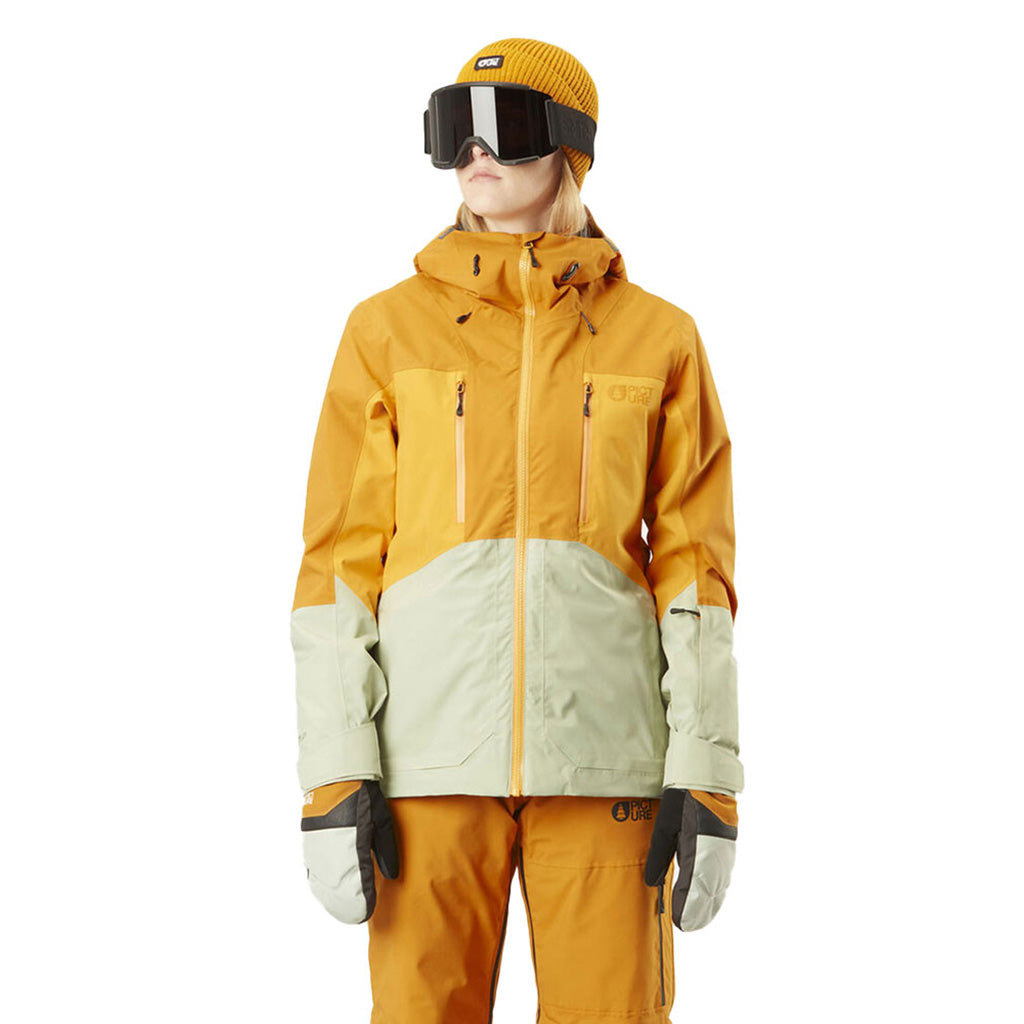 Fresya Midlayer i farven C Desert Sage set forfra