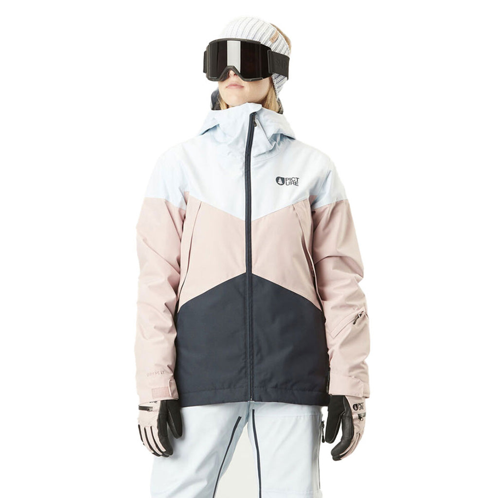 En Skijakke, Seakrest i farven A Dark blå set forfra