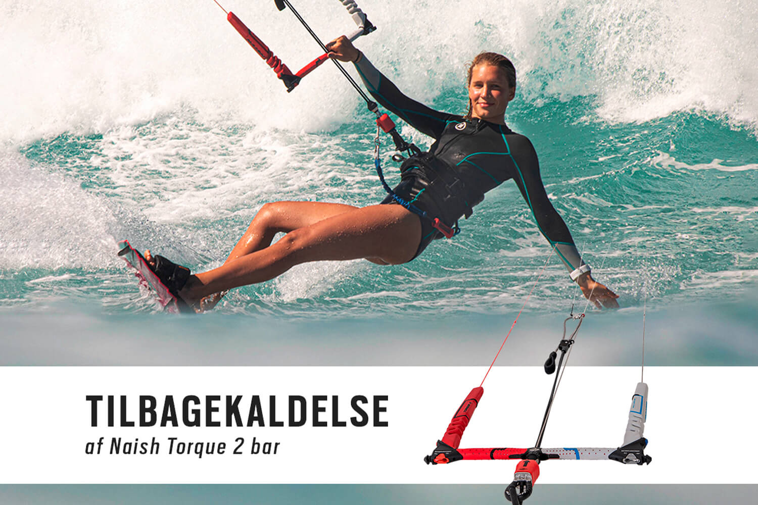 Tilbagekaldelse af Naish Torque 2 Control System
