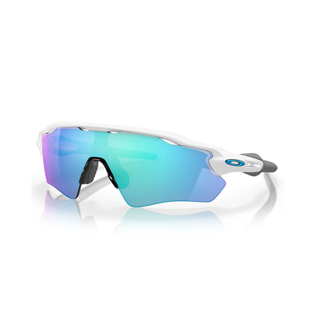 Radar Ev Path Solbriller i farven Polished hvid W/ Prizm Sapphire