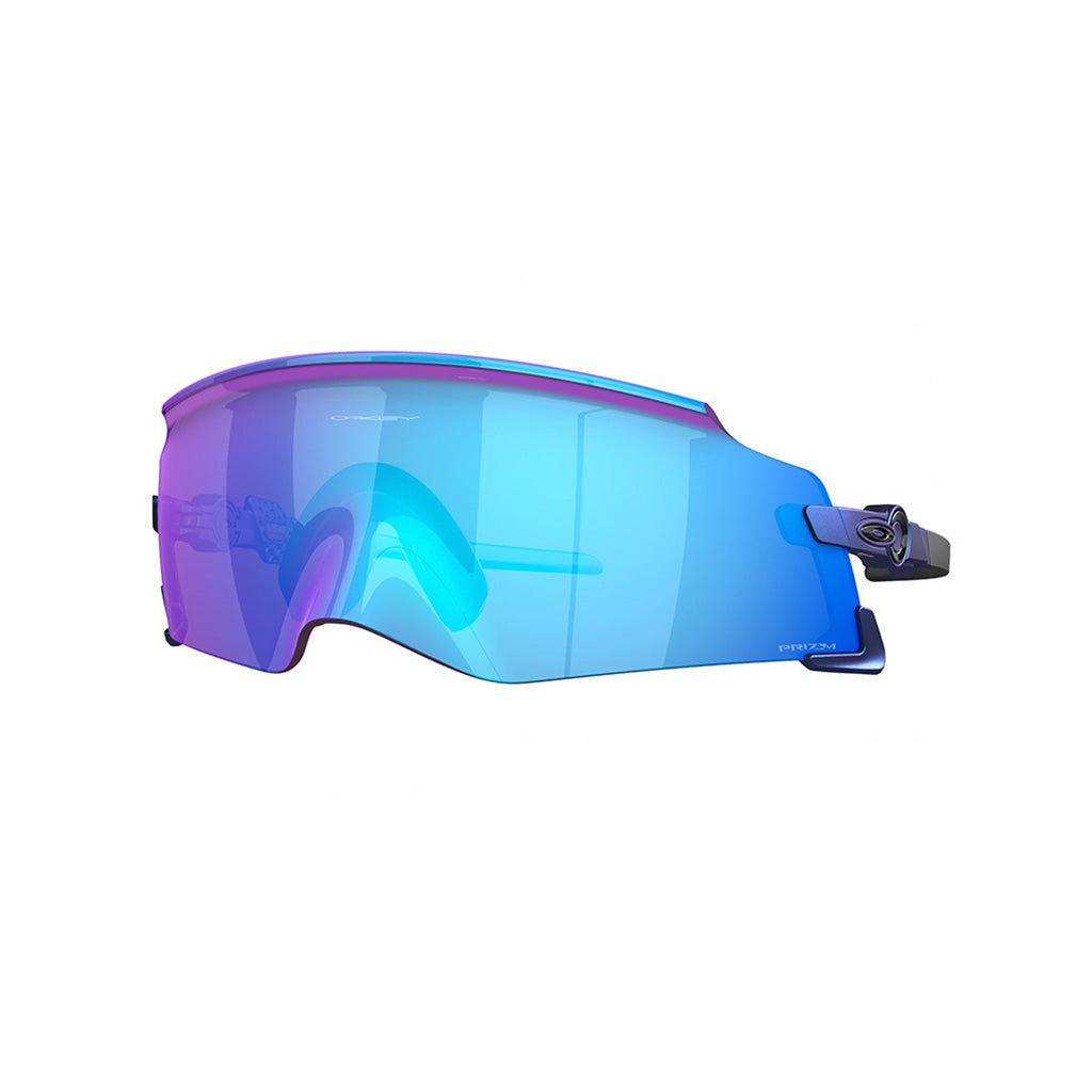 Kato Solbriller i farven Matte Cyan/blå Colorshift W/Prizm Sapphire