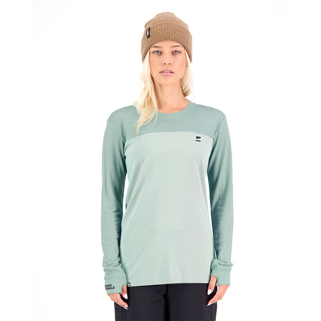 Yotei BF LS Midlayer i farven Glacier / Dew set forfra
