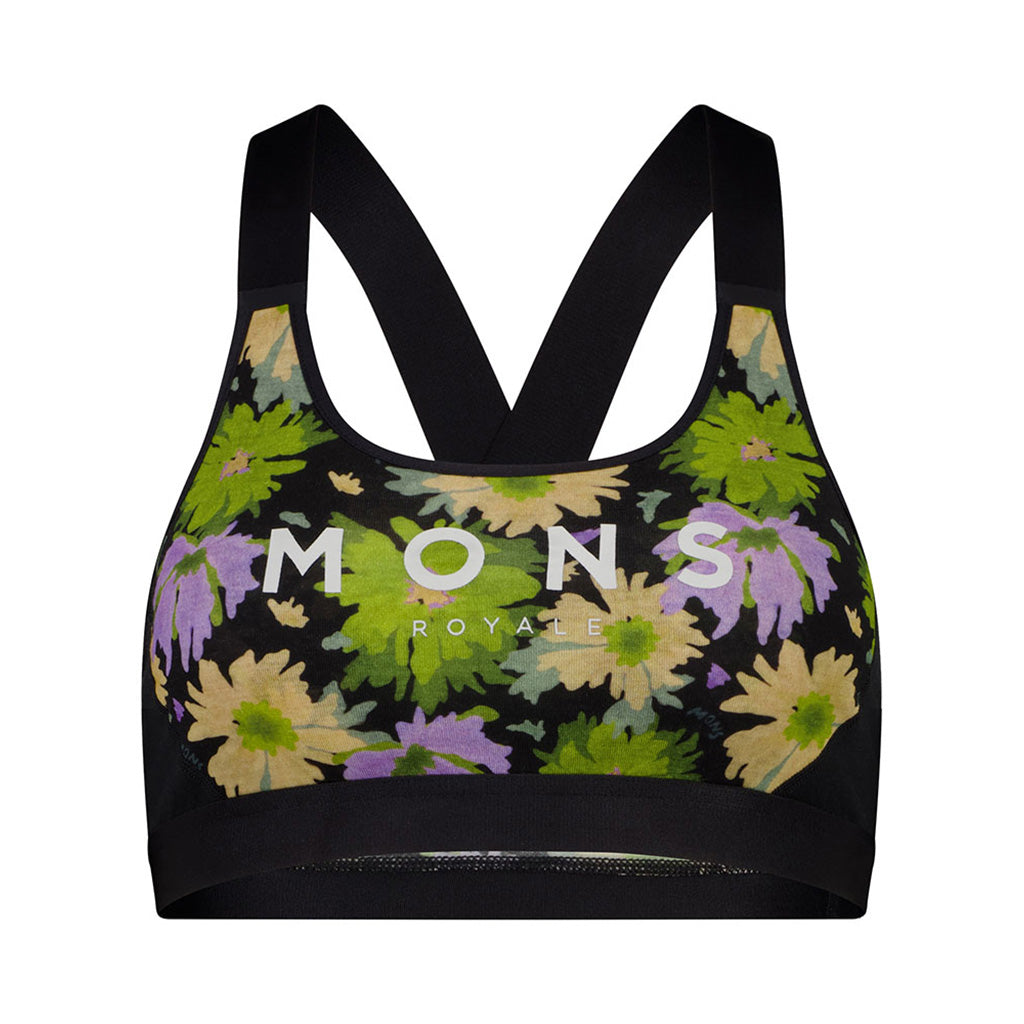 En BH, Stella X-Back Bra i farven Alpine Bloom / sort