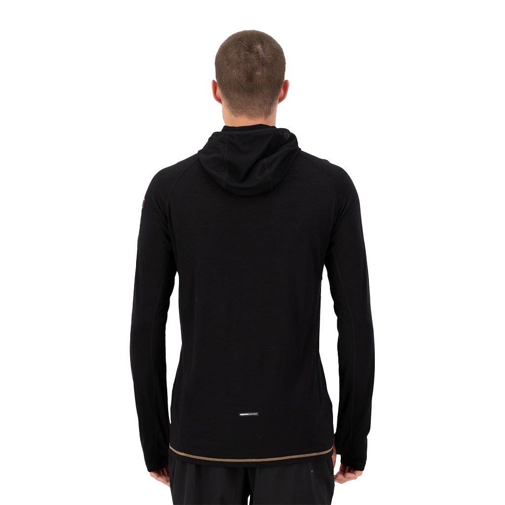 Temple Merino Long Sleeve Hood - Skiundertrøje