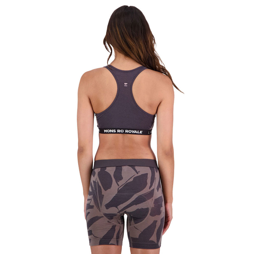 En Sports BH, Sierra Sports Bra i farven Fragments set bagfra