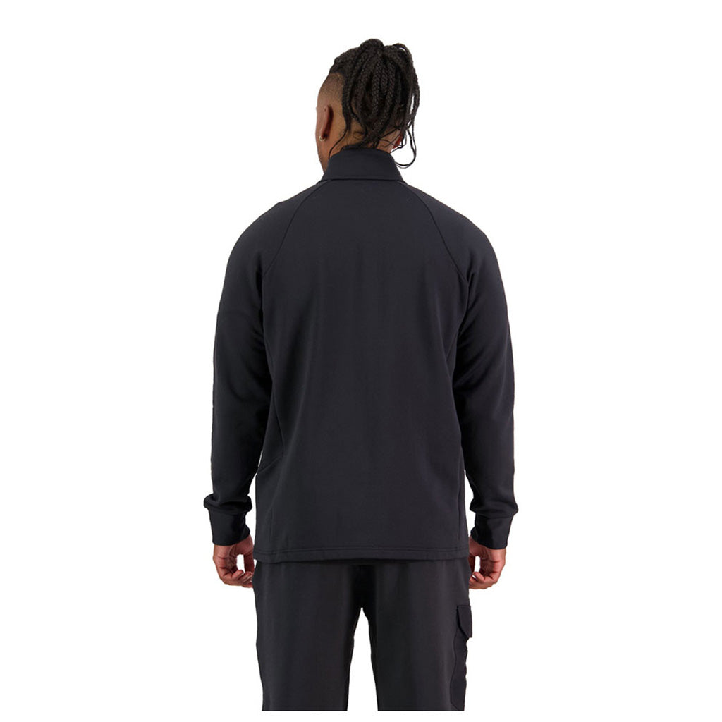 Nevis Wool Fleece Midlayer i farven sort set bagfra