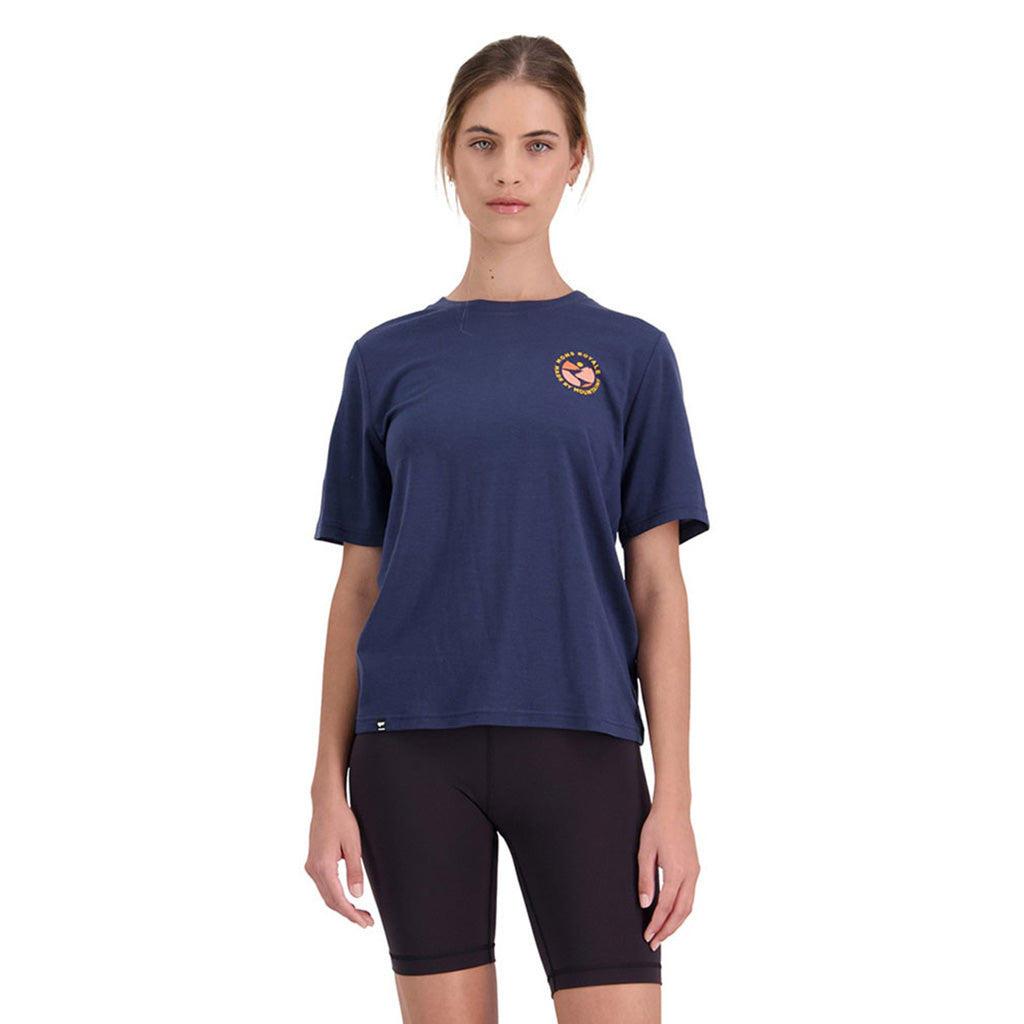 En T-Shirt, Icon Relaxed i farven Midnight