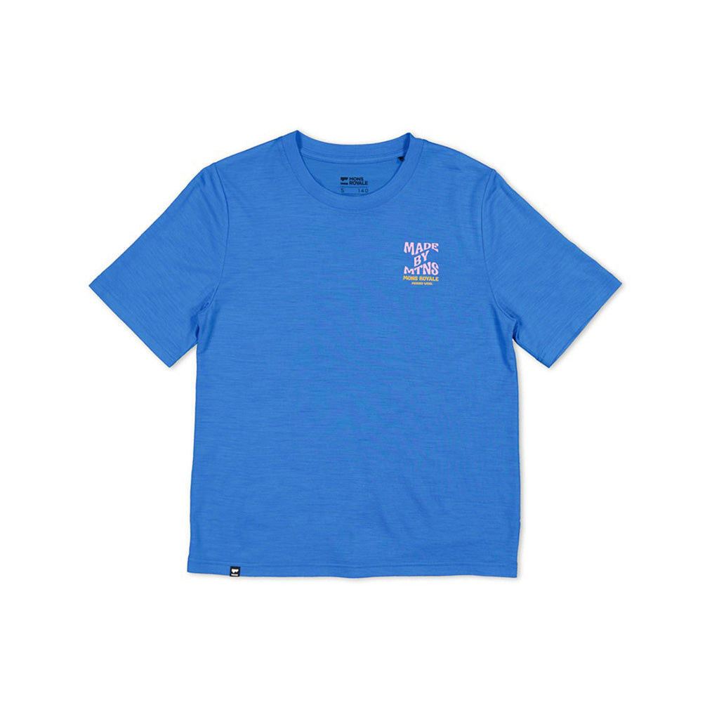 En Langærmet T-shirt, Icon Relaxed i farven Pop blå
