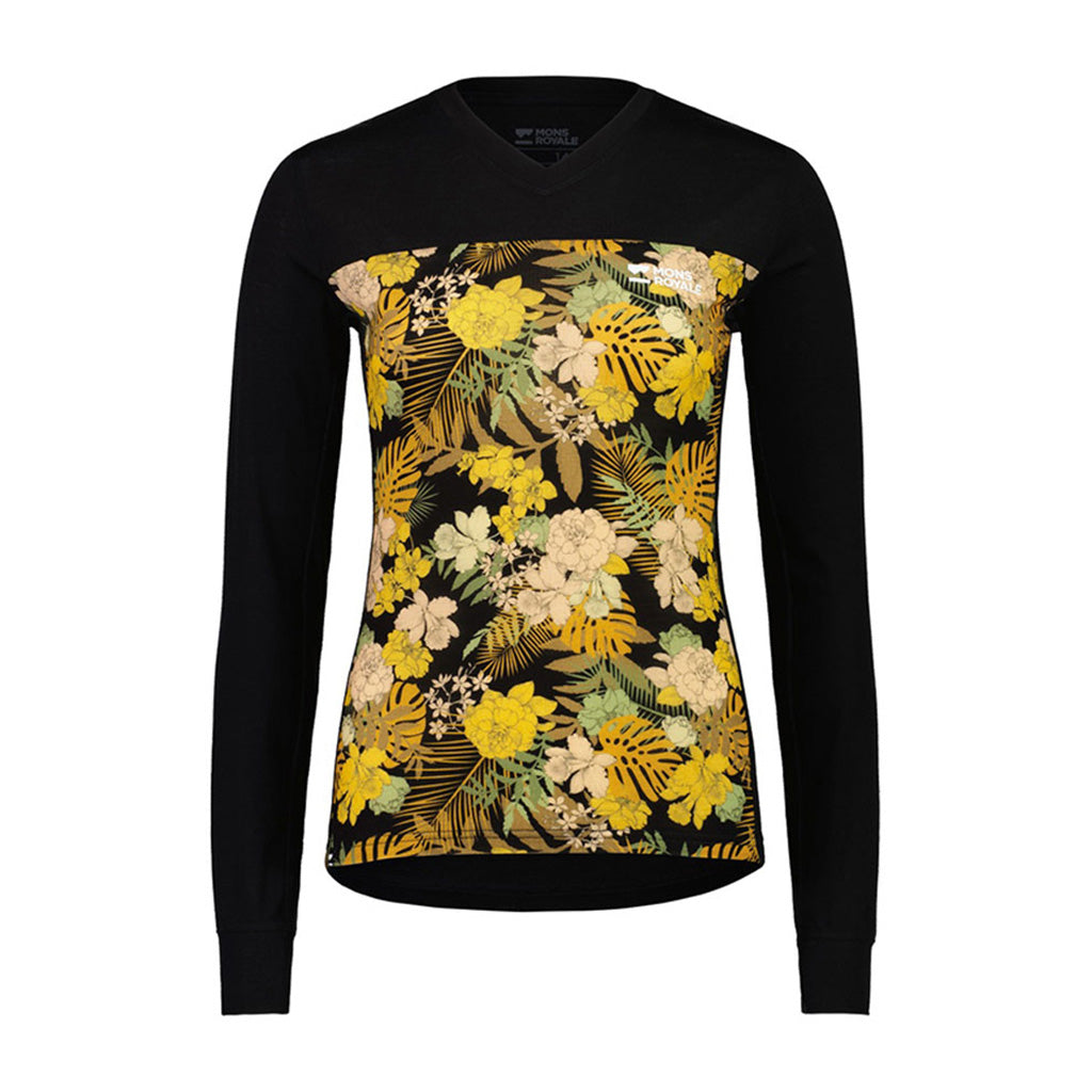 En Langærmet T-shirt, rødwood Enduro VLS i farven Floral Camo